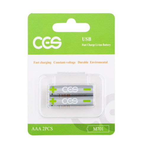 CES先進儲能AAA 7號電池 USB充電，1.5V恒壓，多場景應用的數(shù)碼新選擇